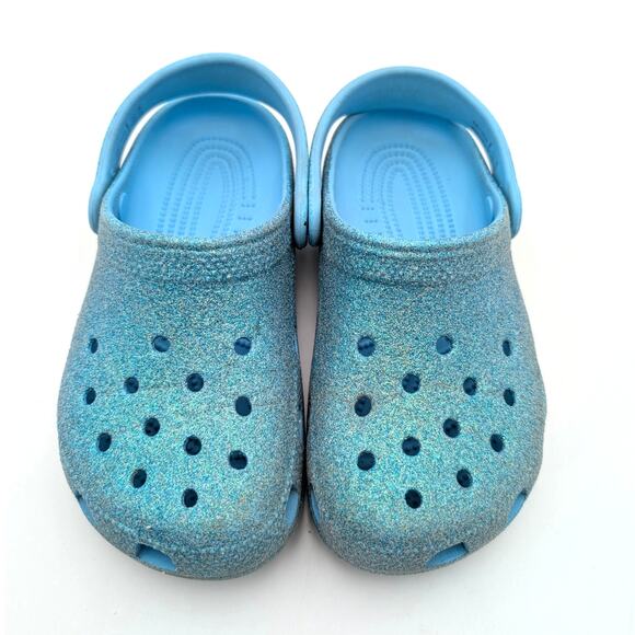 Crocs Baya Unisex Kids Slip-On Clogs Slippers Lightweight Blue Size USJ1 EU16 - Picture 3 of 8